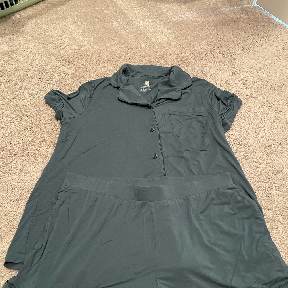 Kindred Bravely Button-Down Shirt and Shorts